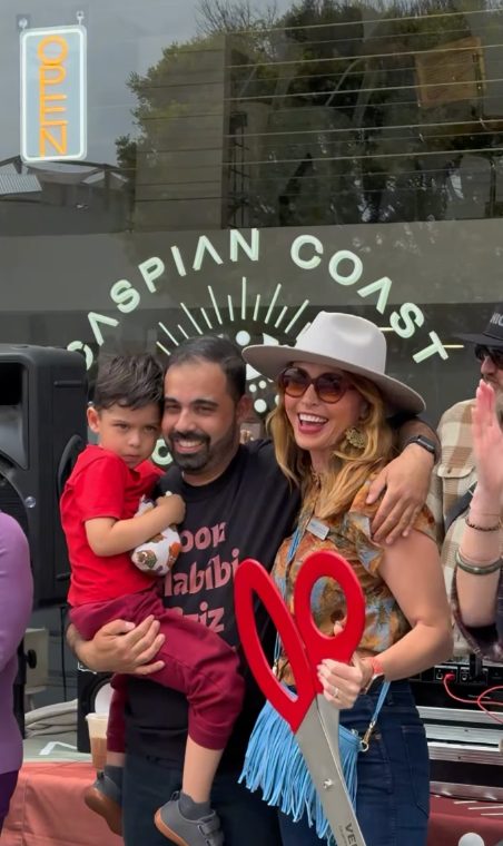 Ribbon cutting at Caspian Coast